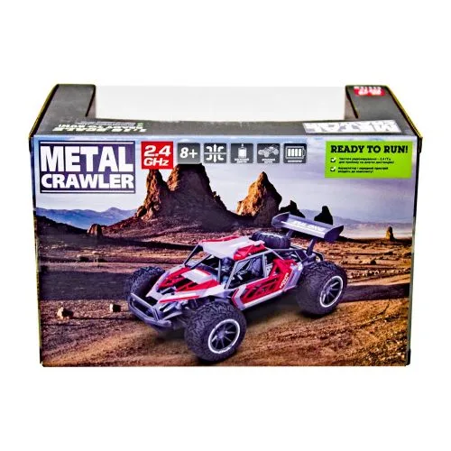 Машинка радіокерована Metal Crawler S-Rex помаранчева 1:16 для дітей з пультом.