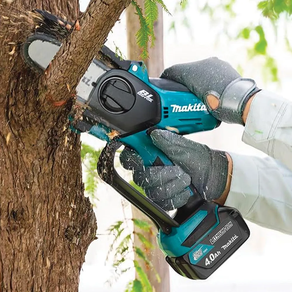 Аккумуляторная цепная пила Makita CXT UC100DZ 108В, 10 см, 15 кг (без аккумулятора и зарядного устройства)