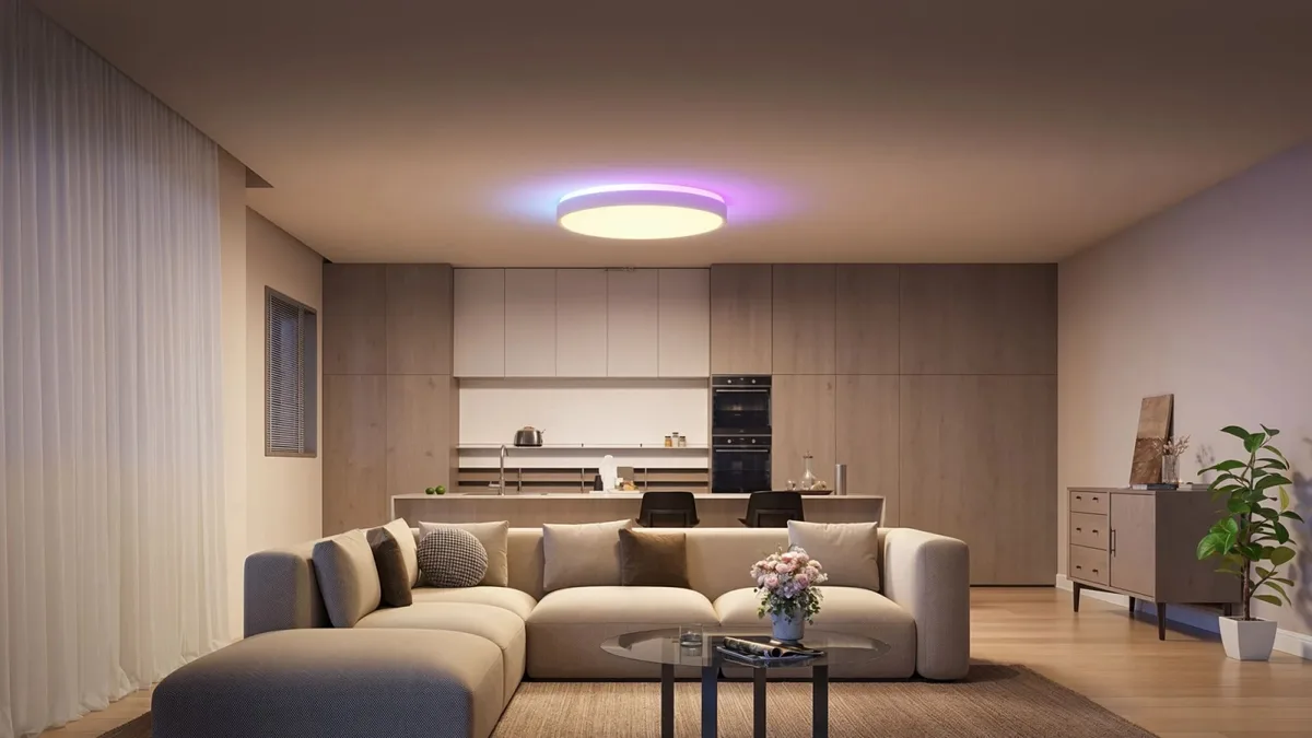 Потолочный светильник Govee 38 см Smart Ceiling Light Pro, RGBICWW, WI-FI/Bluetooth, белый