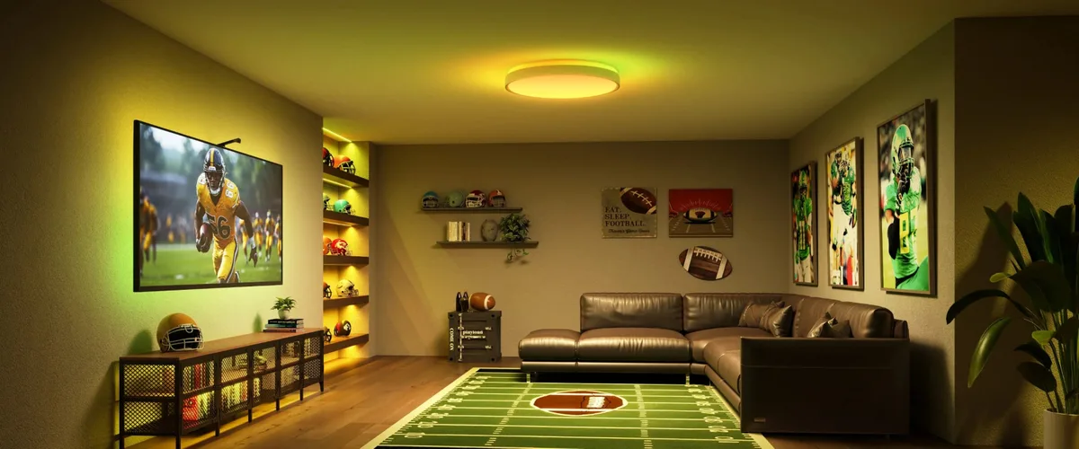 Потолочный светильник Govee 38 см Smart Ceiling Light Pro, RGBICWW, WI-FI/Bluetooth, белый