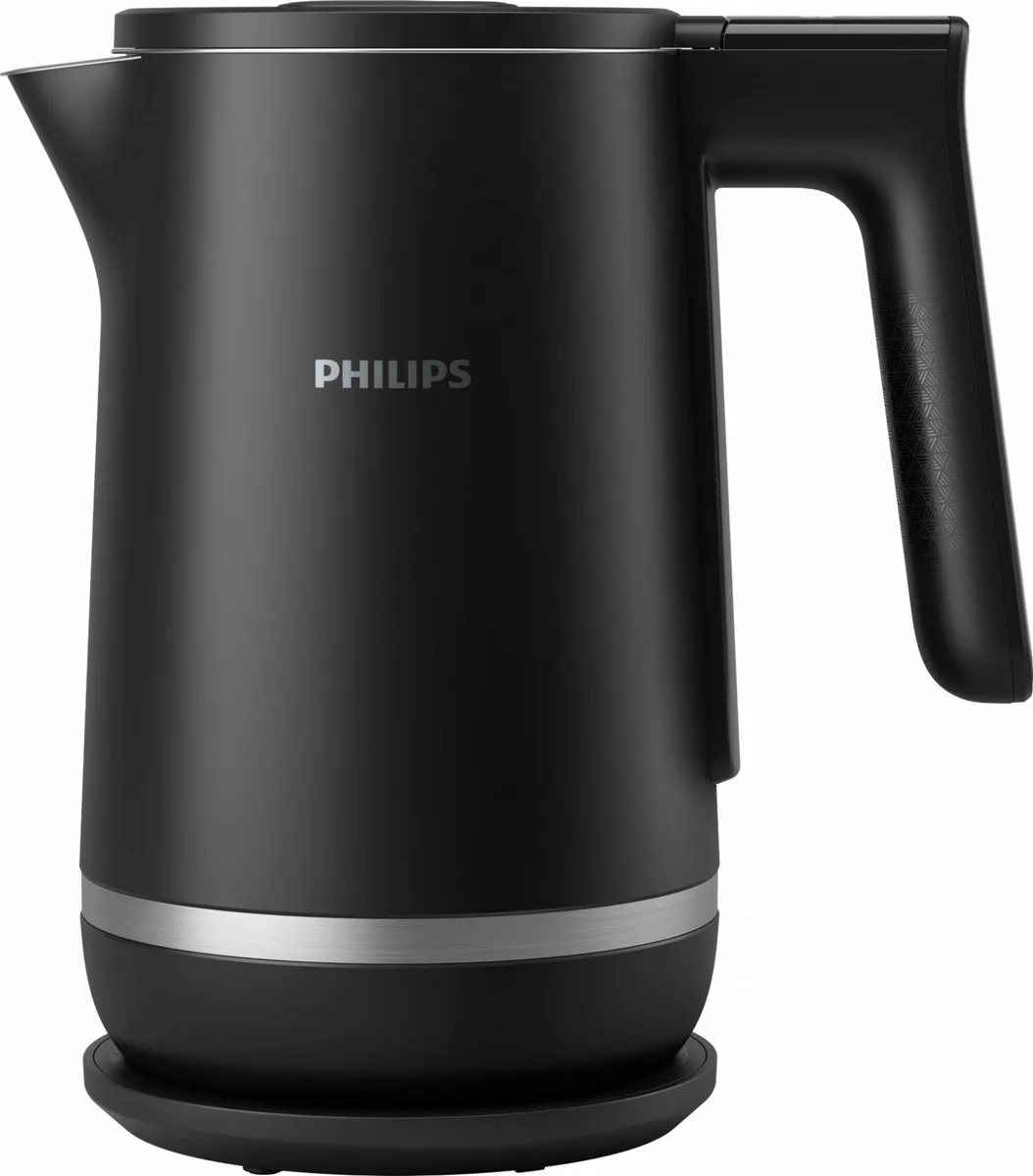 Електрочайник Philips Series 7000, Strix, з двошаровими стінками, 6 температурних режимів, чорний.
