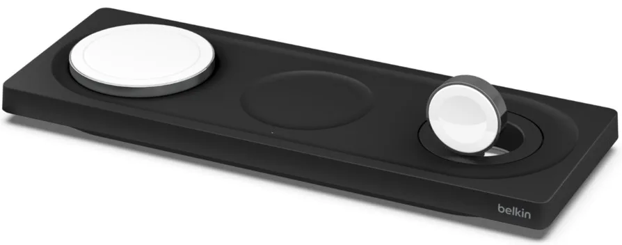 Зарядний пристрій бездротовий Belkin 3в1 MagSafe PRO iPhone/Watch/AirPods, чорний