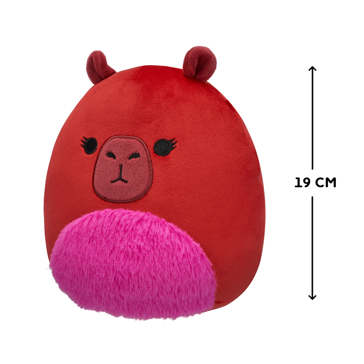 М'яка іграшка Squishmallows поліестер спандекс 19 см Капібара Марсія