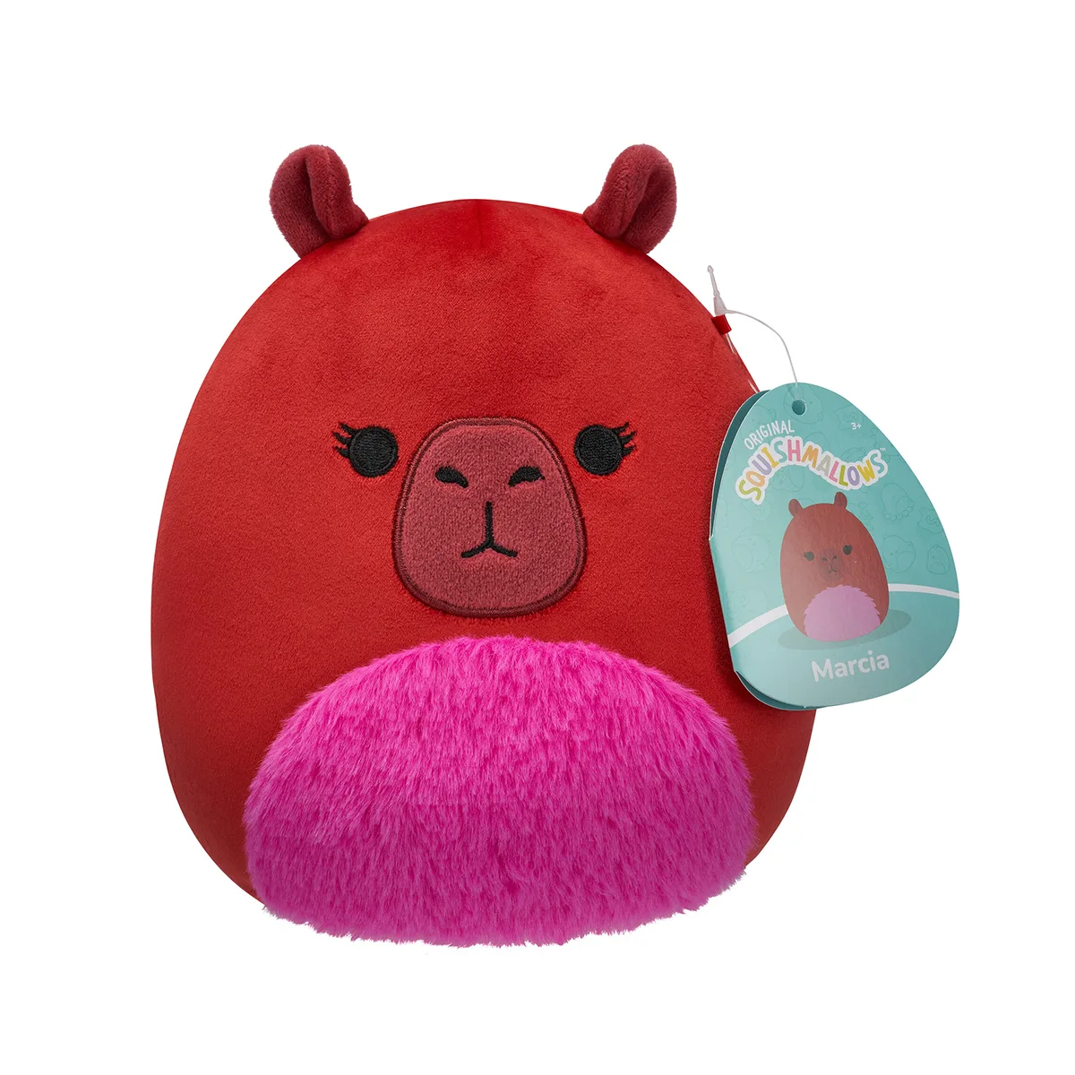 М'яка іграшка Squishmallows поліестер спандекс 19 см Капібара Марсія