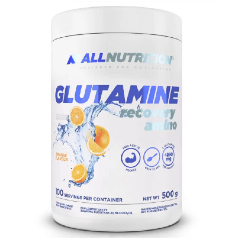 Глютамин Recovery Amino Allnutrition L-глютамин 500 г Апельсин