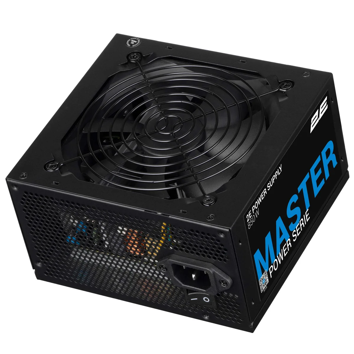Блок живлення 2E Master Power  (850W), >80%, 80+ White, 120мм, 1xMB 24pin(20+4), 1xCPU 8pin(4+4), 3xMolex, 5xSATA, 4xPCIe 8pin(6+2)