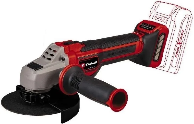 Шліфмашина кутова акумуляторна Einhell Professional 125мм 18В безщіткова шліфувальна машина для металу та бетону