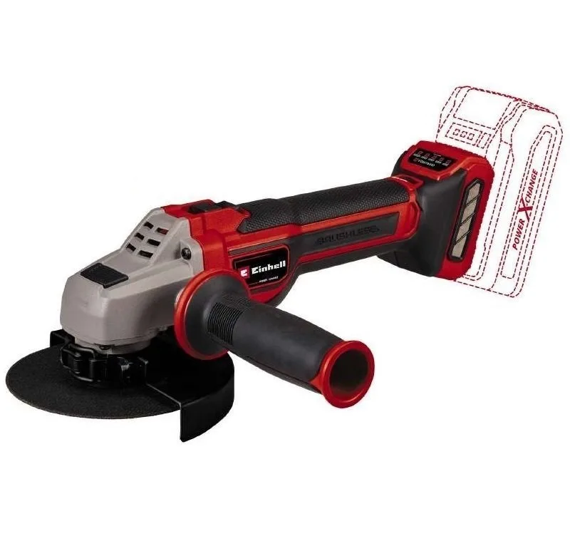 Шліфмашина кутова акумуляторна Einhell Professional 125мм 18В безщіткова шліфувальна машина для металу та бетону