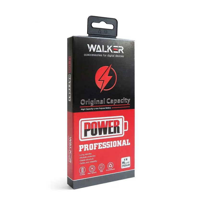 Акумулятор WALKER 2900mAh для телефонів Huawei чорний