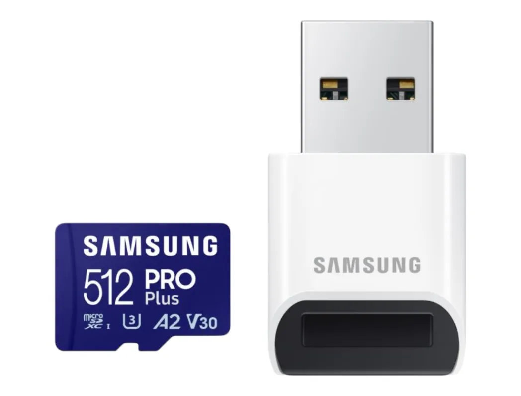 Карта пам'яті Samsung microSDXC 512ГБ Class 10 UHS-I PRO Plus