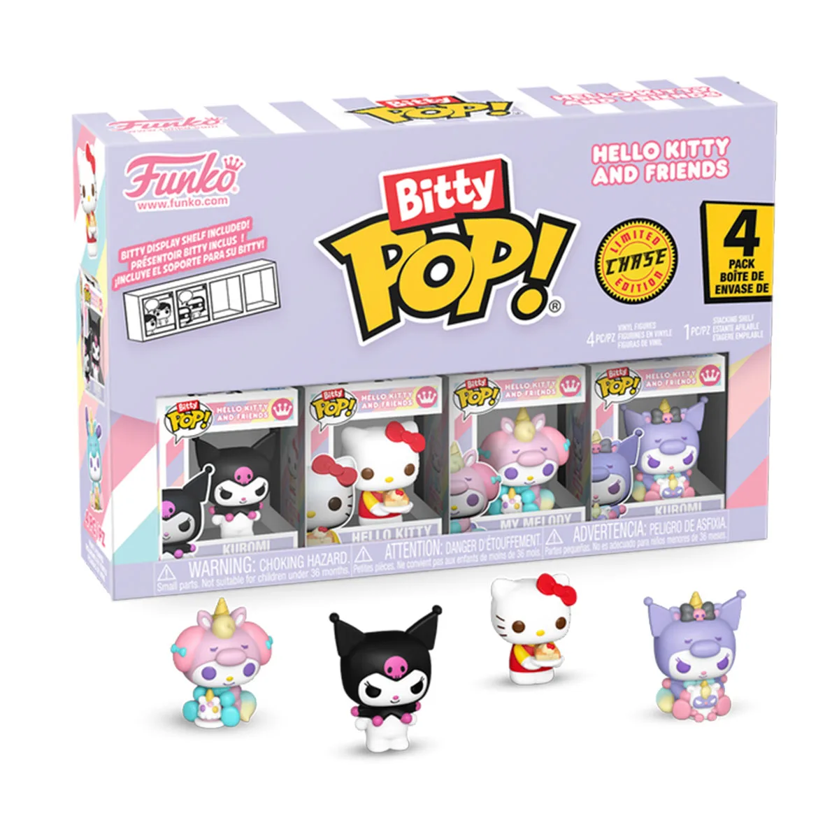 Набір ігрових фігурок Funko вініл 2,5 см Куромі 4 фігурки в асортименті