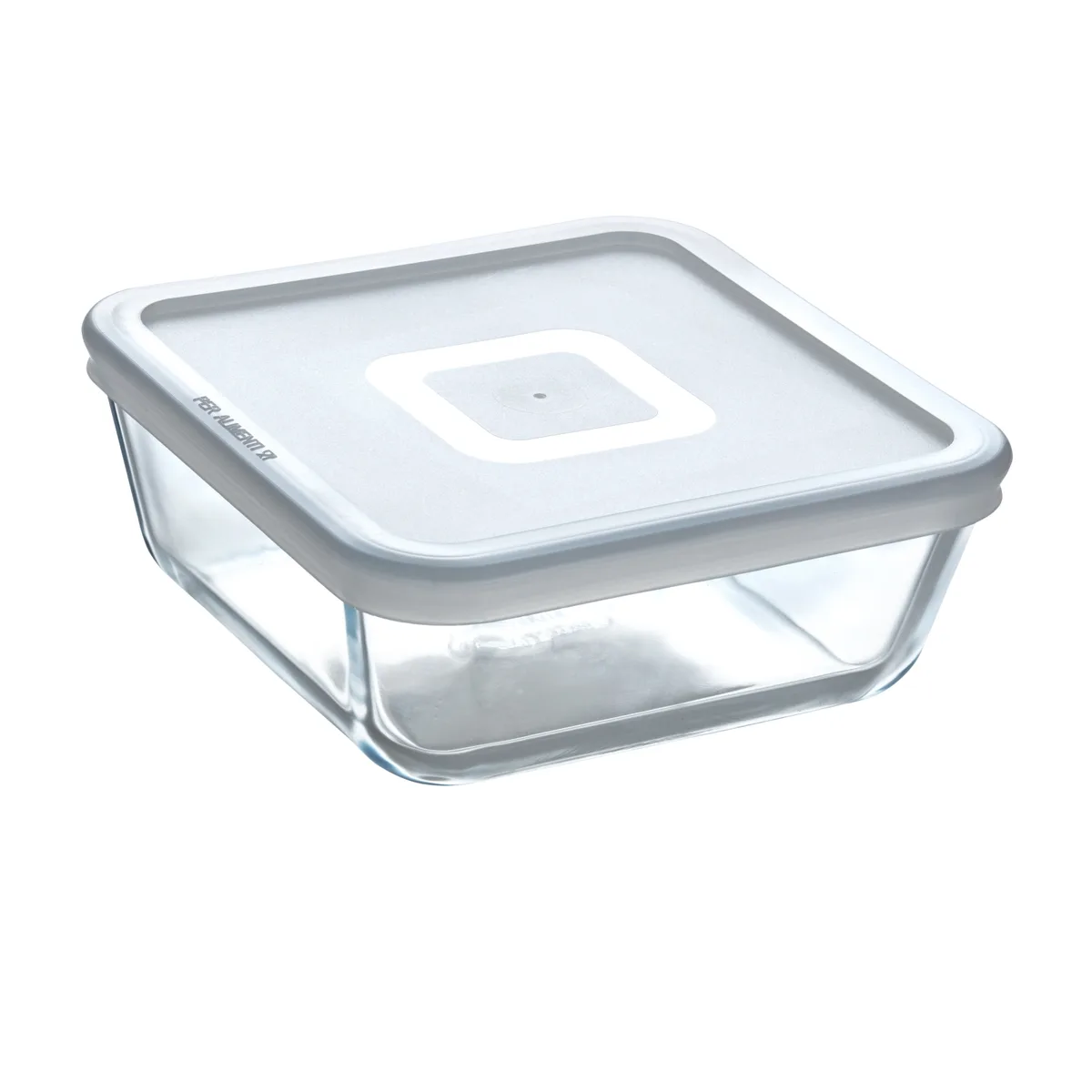 Форма квадратная с крышкой Pyrex боросиликатное стекло 15х15 см