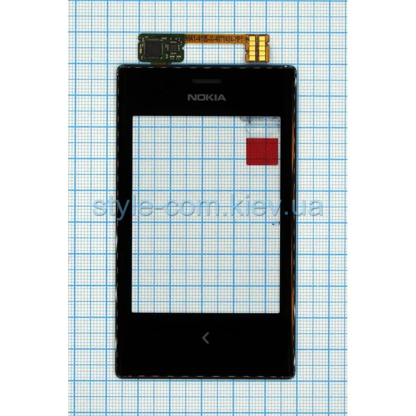 Тачскрін Nokia чорний Original Quality для Asha 503 Dual без OCA-плівки