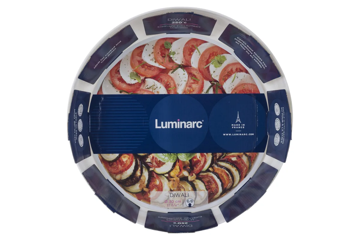 Форма для запекания Luminarc жаростойкое опаловое стекло 30 см белая