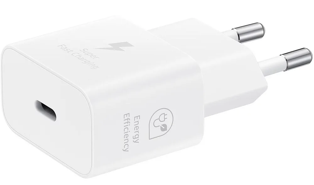 Мережевий зарядний пристрій Samsung 25 Вт USB Type-C Білий