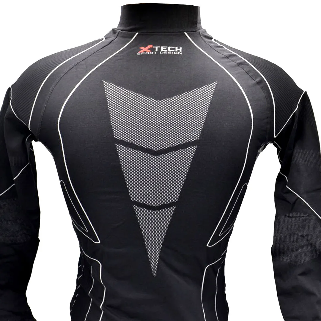 Термокофта X TECH Фліс XXL/XXXL Чорна