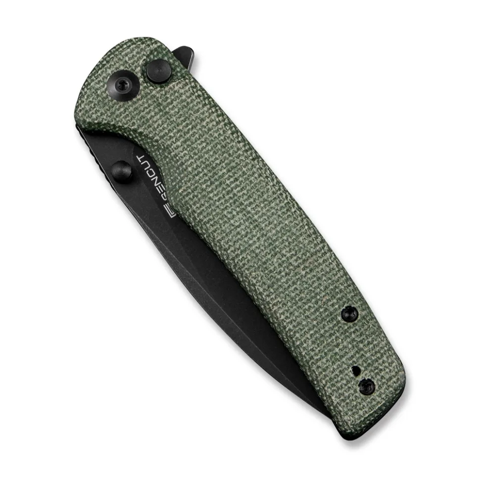 Ніж складаний Sencut 9Cr18MoV 88,2 мм зелений Micarta