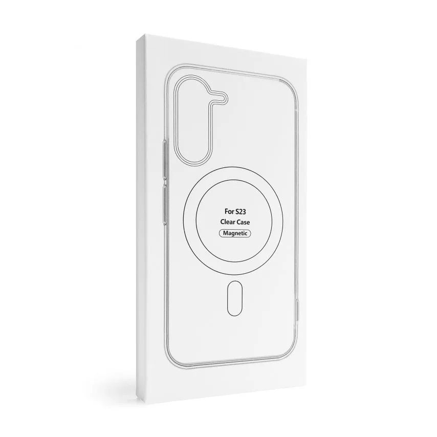 Чохол MagSafe для Samsung пластик силікон прозорий