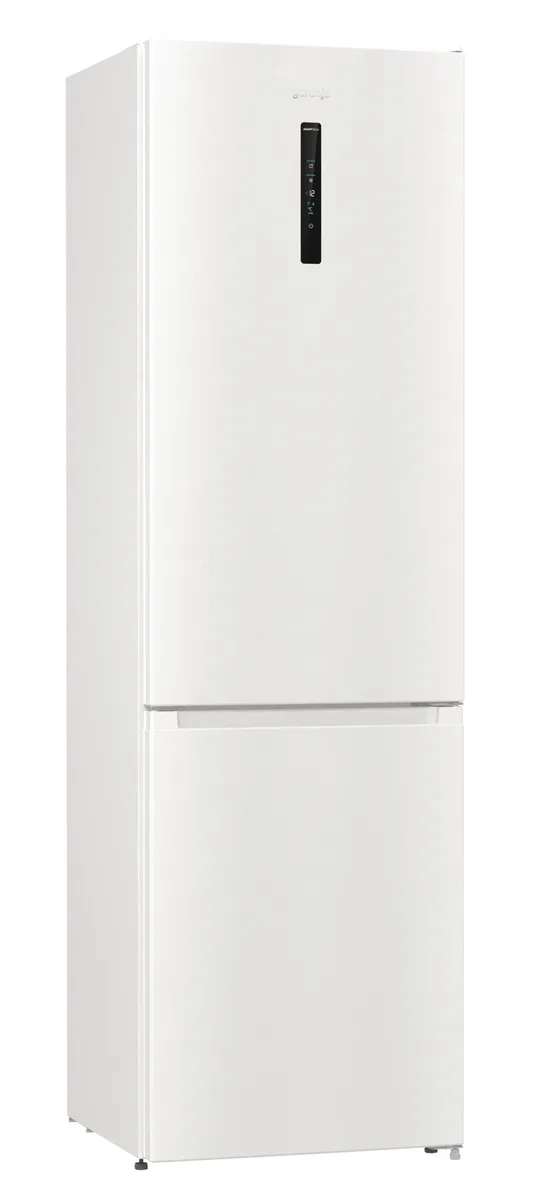 Холодильник Gorenje NRK6202AW4 с нижней морозильной камерой, 200х60х60 см, 2 двери, объем 235(96)л, класс энергоэффективности А++, Total No Frost, Зона свежести