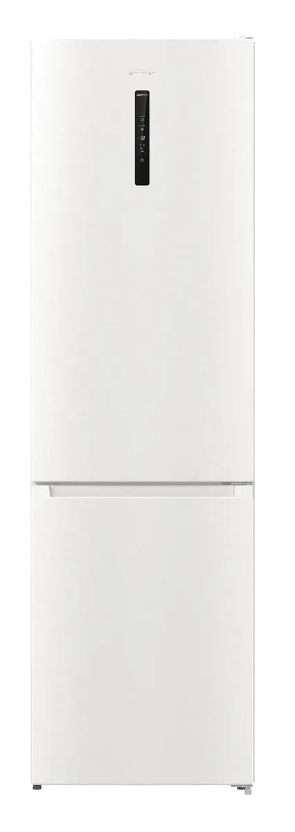 Холодильник Gorenje NRK6202AW4 с нижней морозильной камерой, 200х60х60 см, 2 двери, объем 235(96)л, класс энергоэффективности А++, Total No Frost, Зона свежести