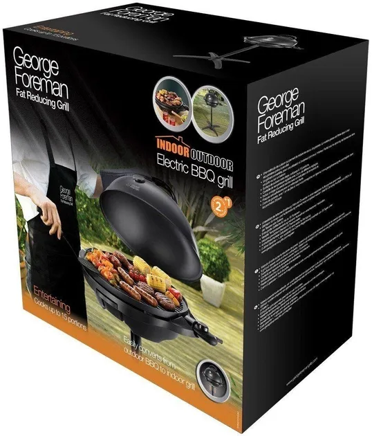 Электрогриль Russell Hobbs 2400 Вт черный 50,4х30,2 см антипригарный