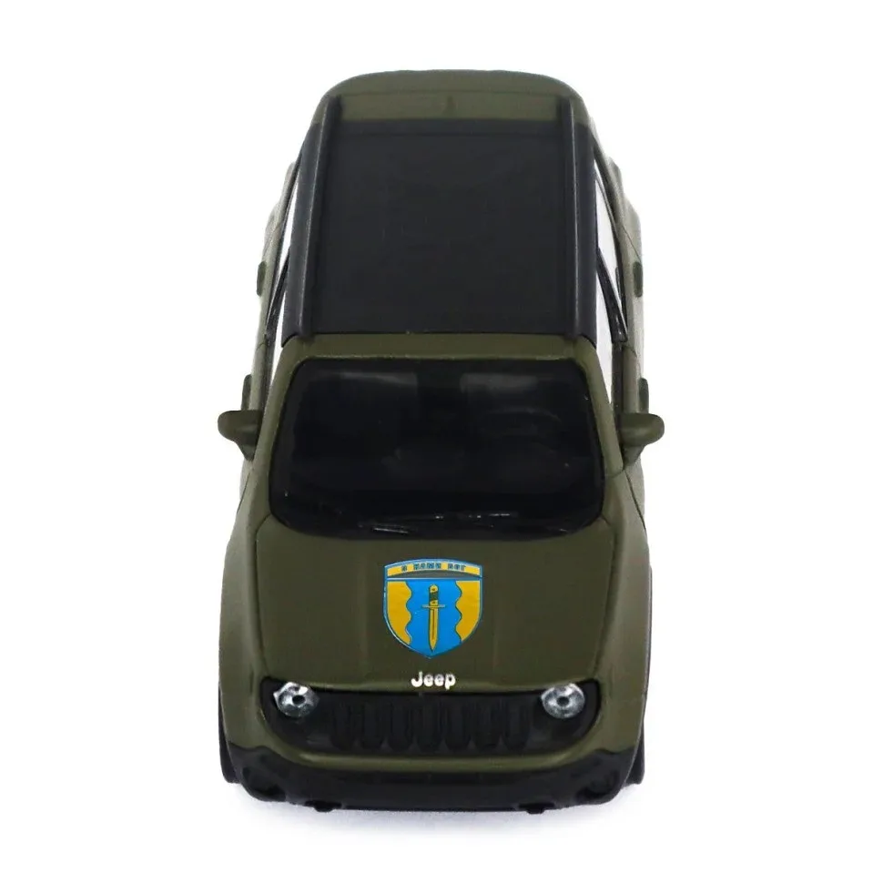 Автомодель TechnoDrive Шеврони Героїв JEEP RENEGADE TRAILHAWK 1 43 Червоний