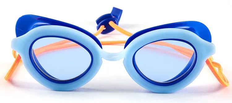 Окуляри для плавання Speedo силікон S блакитний синій помаранчевий