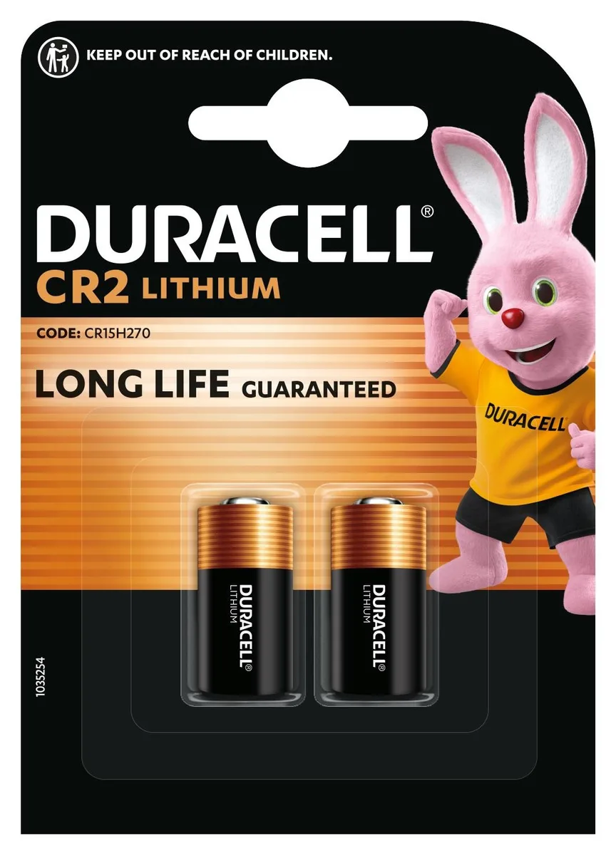 Літієва батарейка Duracell High Power CR2 3V 2 шт