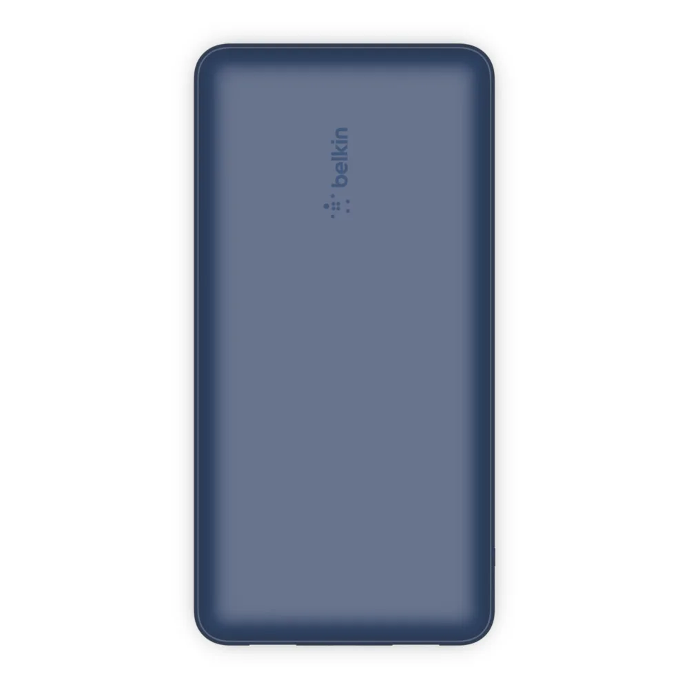 Акумулятор портативний літій-іонний Power Bank Belkin 20000мА·год, 15Вт, 2хUSB-A/USB-C, блакитний