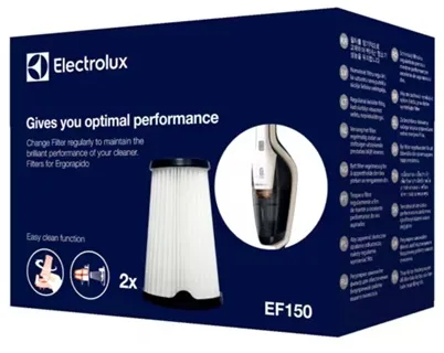 Фильтр для пылесоса Electrolux EF150 HEPA 25х25 см Белый