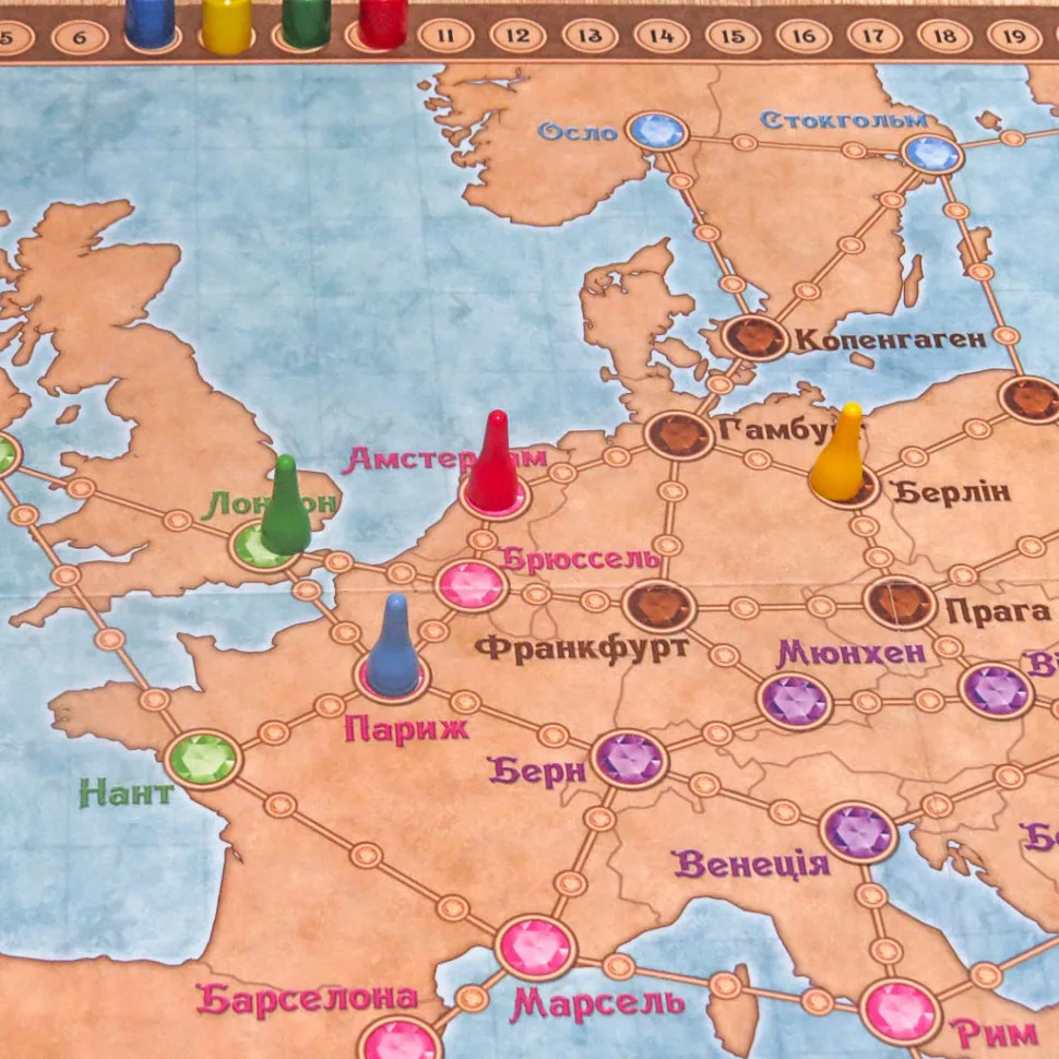 Настольная игра Artos games развивающая двустороннее поле 4 игрока многоцветная