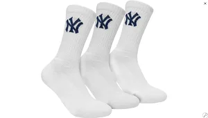 Шкарпетки New York Yankees 70% бавовна 39-42 білий 3 пари