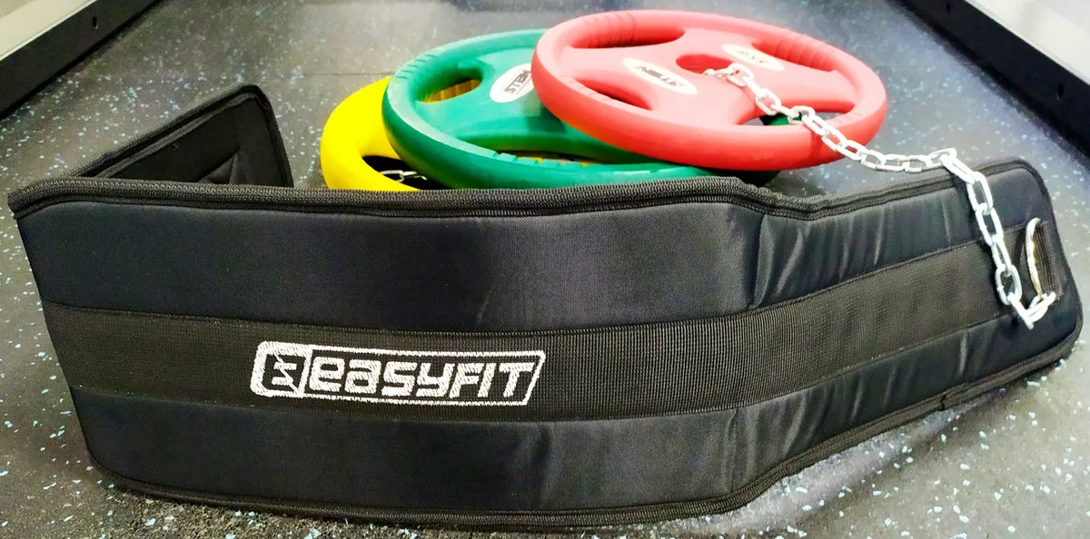 Пояс для обтяжень EasyFit оксфорд M чорний 80 см