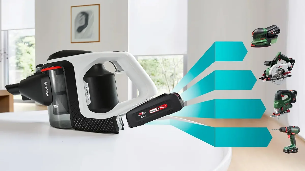 Адаптер Bosch для зарядки акумуляторів пилососів Unlimited Серія 6 та Unlimited Gen2 Серія 8.