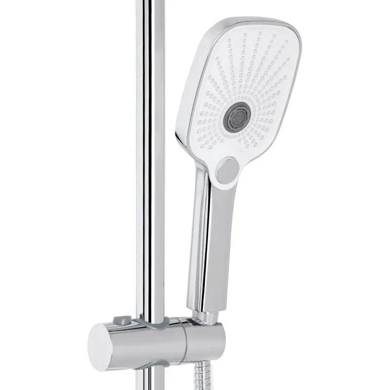 Душова система Qtap Tern 850-1200 мм латунь хром 3 режими