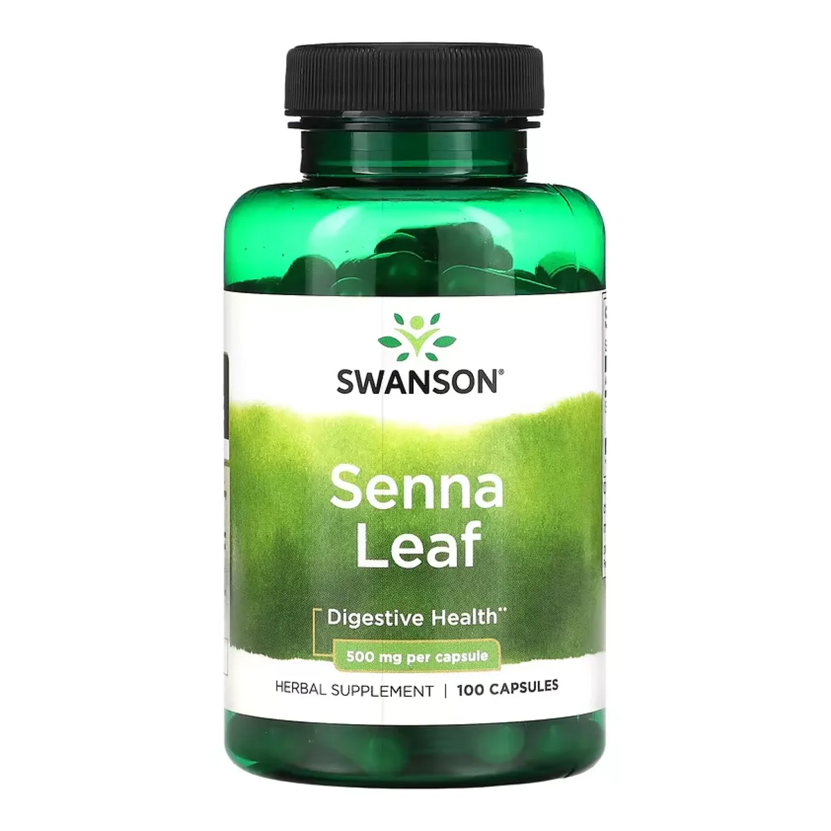 Senna Leaf 500 мг растительная добавка 100 капсул