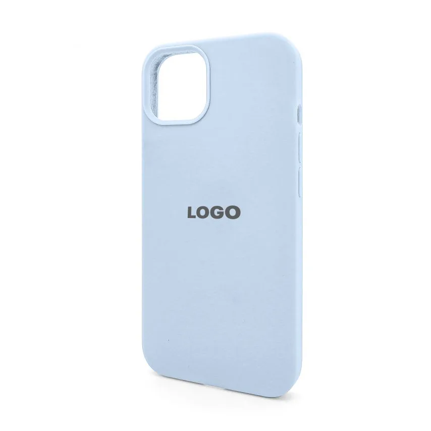 Чохол Silicone Case для Apple iPhone 13 силіконовий блакитний