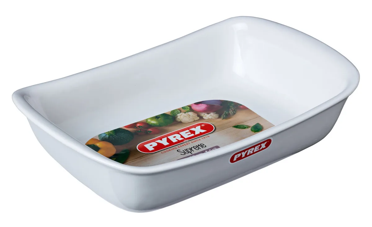 Форма Pyrex жароміцна керамічна 26х18 см біла