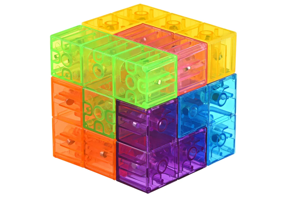 Іграшка Головоломка Same Toy IQ Magnetic Click-Puzzle 7 блоків різних кольорів