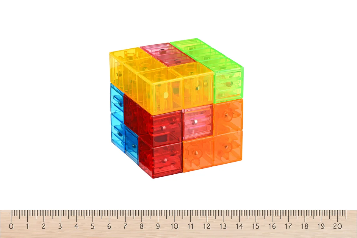 Іграшка Головоломка Same Toy IQ Magnetic Click-Puzzle 7 блоків різних кольорів