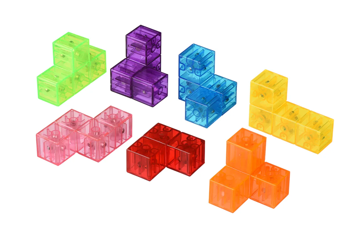 Іграшка Головоломка Same Toy IQ Magnetic Click-Puzzle 7 блоків різних кольорів