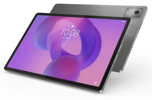 Планшет Lenovo LTPS 12,7" 256 ГБ Luna Grey с клавиатурой и стилусом.