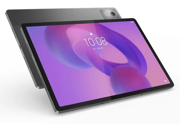 Планшет Lenovo LTPS 12,7" 256 ГБ Luna Grey с клавиатурой и стилусом.