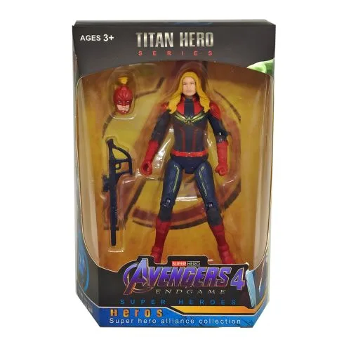 Фігурка супергероя Marvel Капітан Марвел з рухомими елементами 15 см