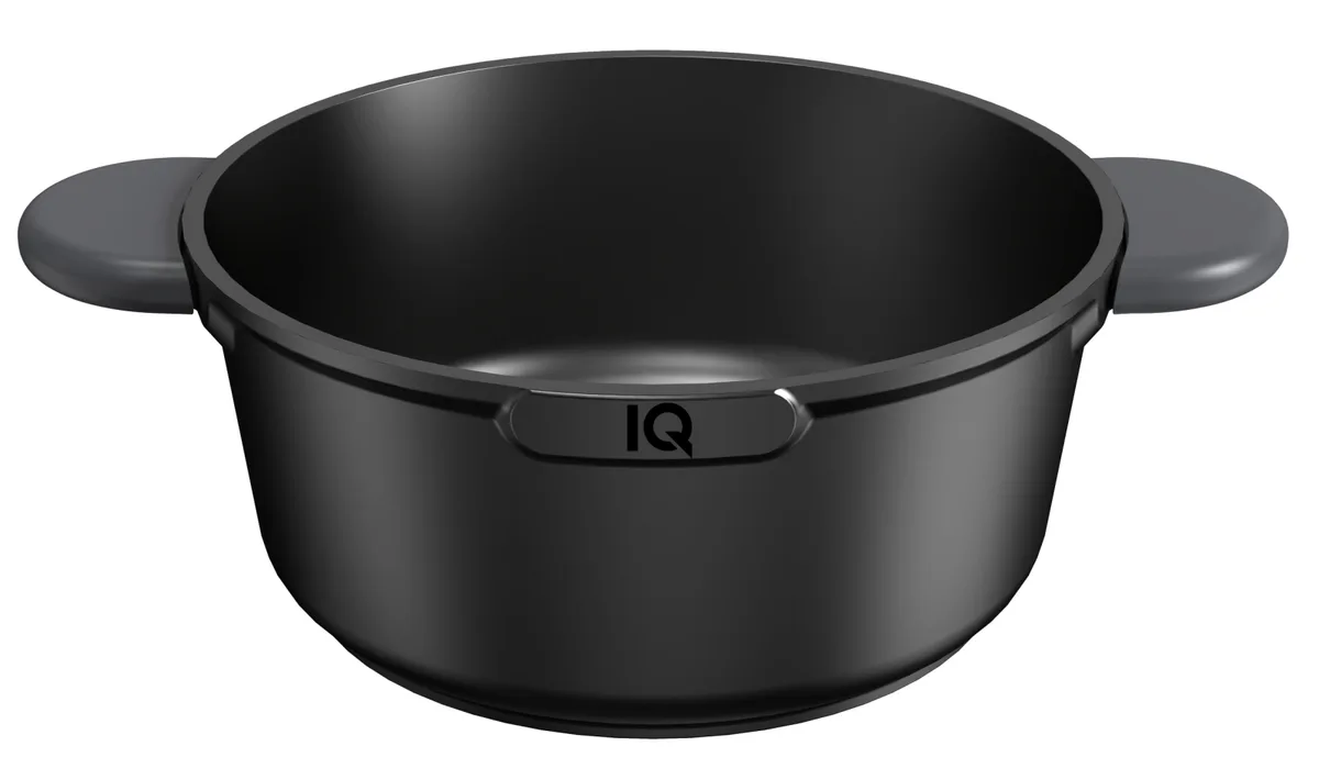 Каструля IQ литий алюміній 2,4 л 20 см чорна