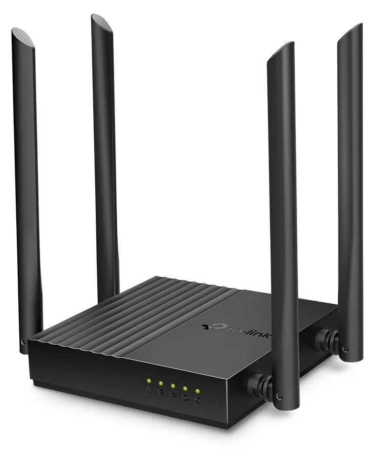 Бездротовий маршрутизатор TP-Link 4 порти LAN 2,4 ГГц 5 ГГц чорний