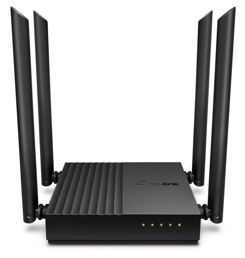 Бездротовий маршрутизатор TP-Link 4 порти LAN 2,4 ГГц 5 ГГц чорний