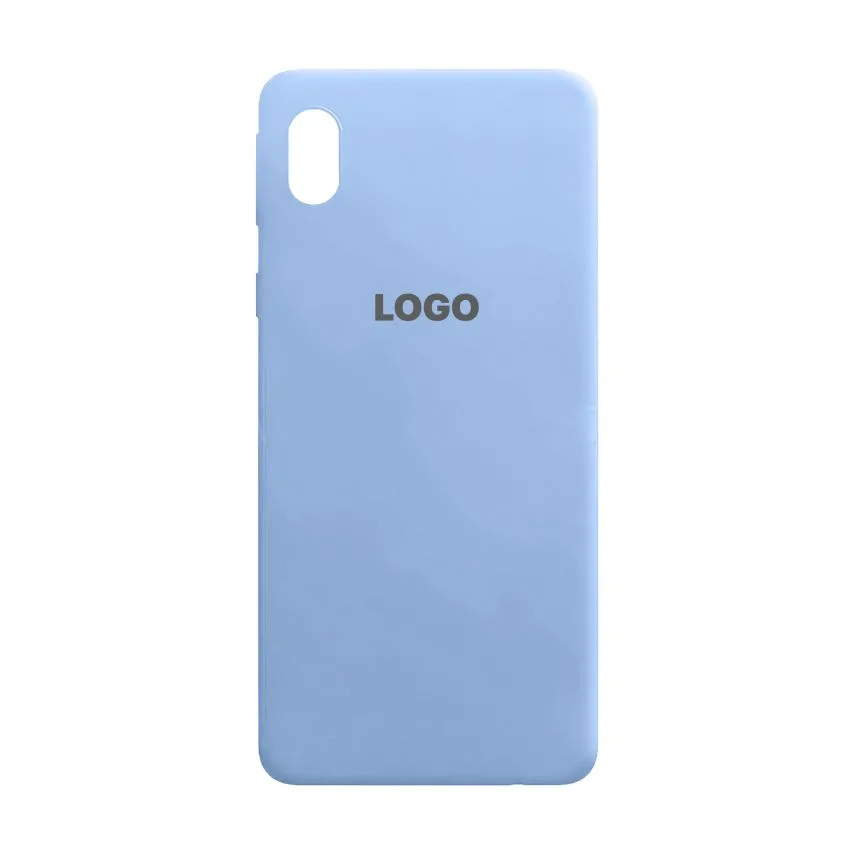 Чохол Silicone для Samsung силікон блакитний