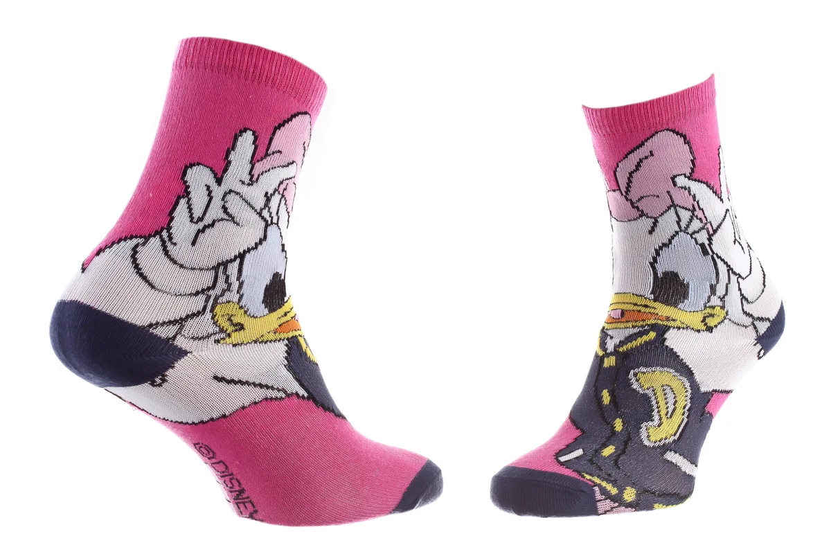Шкарпетки DISNEY MINNIE 76% бавовна 31-35 темно-рожевий