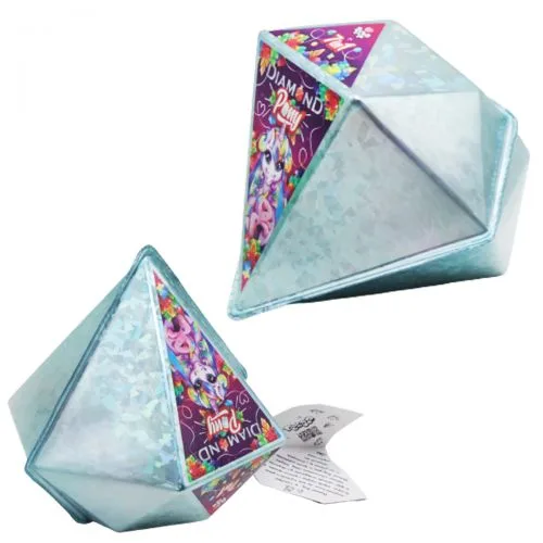 Іграшка-сюрприз Dankotoys Diamond Pony для дівчаток від 5 років з м'яким єдинорогом та креативними подарунками